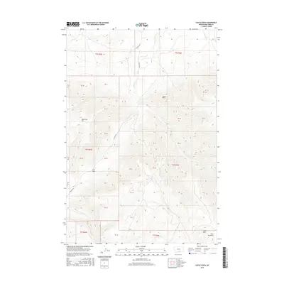 2017 Map of Castle Rocks, 2017 Print
