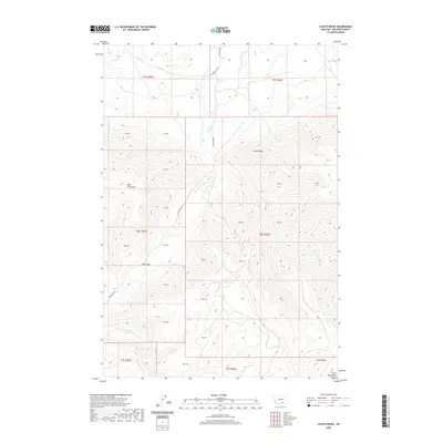 2020 Map of Castle Rocks, 2020 Print
