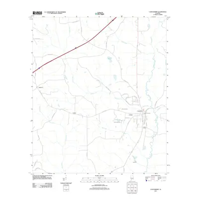 2011 Map of Castleberry, 2011 Print