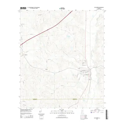 2014 Map of Castleberry, 2014 Print