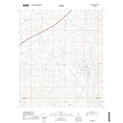 2018 Map of Castleberry, 2018 Print