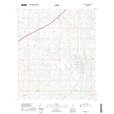 2020 Map of Castleberry, 2020 Print