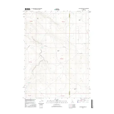 2017 Map of Castleford Butte, 2017 Print