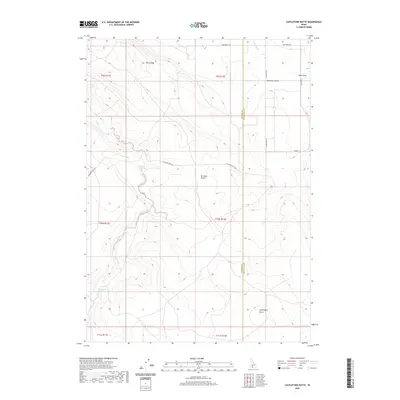 2020 Map of Castleford Butte, 2020 Print