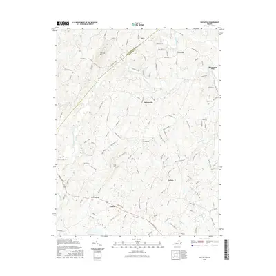 2016 Map of Castleton, 2016 Print