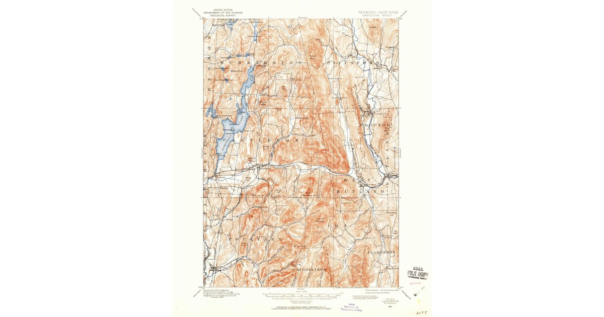 Old Maps of Castleton VT for Academic - Castleton Rutland County Vt Usgs Topo 1895 P1960 Og 1200x630 