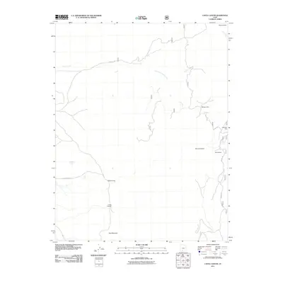 2011 Map of Casto Canyon, 2011 Print