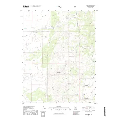2020 Map of Casto Canyon, 2020 Print