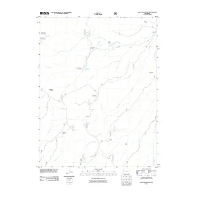 2011 Map of Casto Reservoir, 2011 Print