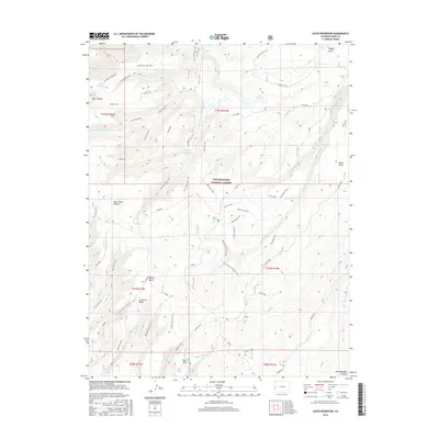 2016 Map of Casto Reservoir, 2016 Print