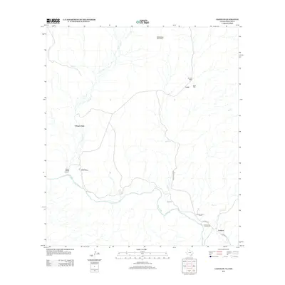 2012 Map of Castolon, 2012 Print