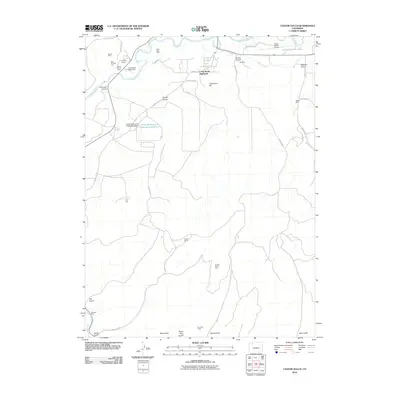 2010 Map of Castor Gulch, 2010 Print