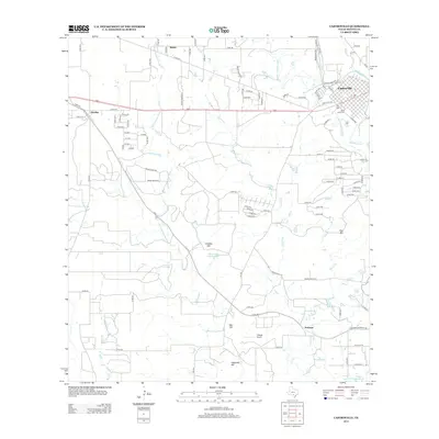 2013 Map of Castroville, 2013 Print