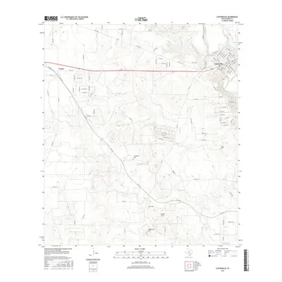 2016 Map of Castroville, 2016 Print