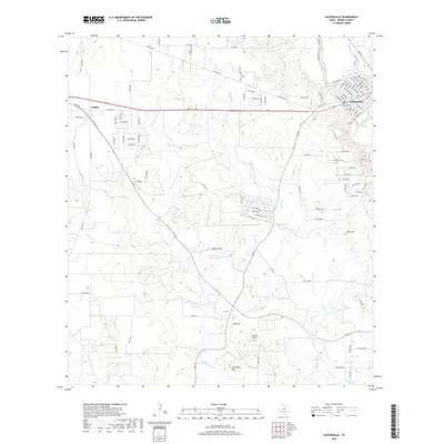2019 Map of Castroville, 2019 Print