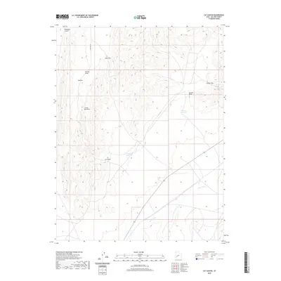 2020 Map of Cat Canyon, 2020 Print