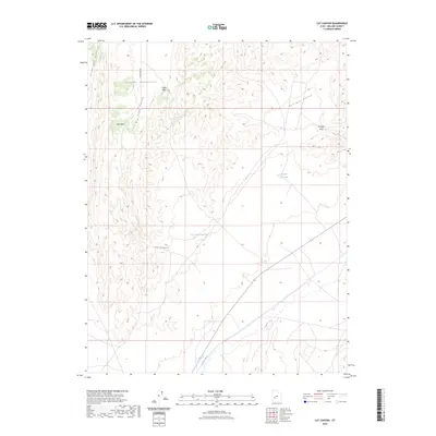 2023 Map of Cat Canyon, 2023 Print