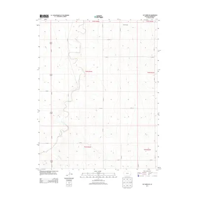 2013 Map of Cat Creek NE, 2013 Print