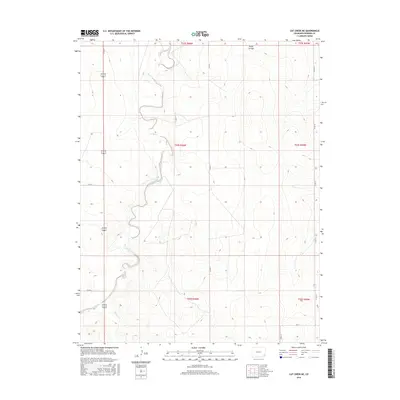 2016 Map of Cat Creek NE, 2016 Print