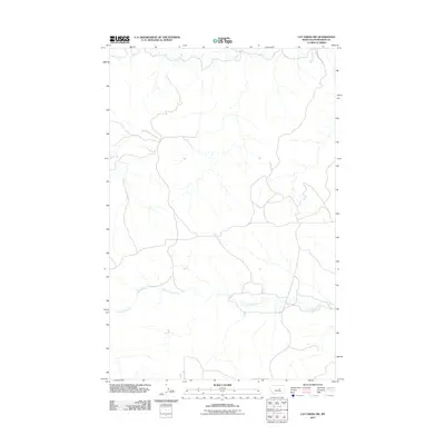 2011 Map of Cat Creek NW, 2011 Print