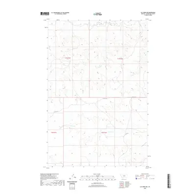 2020 Map of Cat Creek NW, 2020 Print