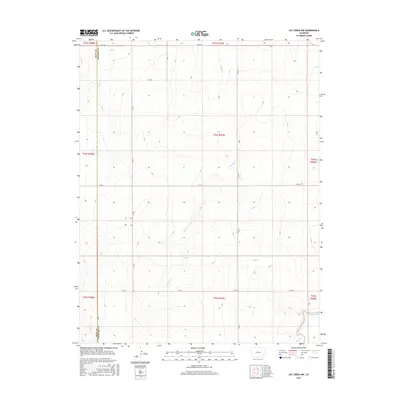 2016 Map of Cat Creek NW, 2016 Print