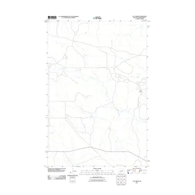 2011 Map of Cat Creek, 2011 Print