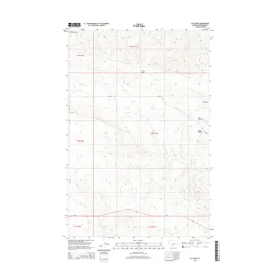 2014 Map of Cat Creek, 2014 Print