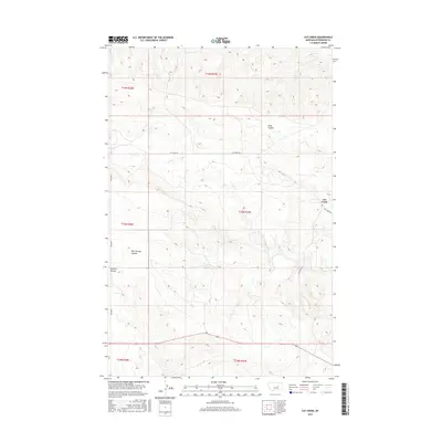 2017 Map of Cat Creek, 2017 Print
