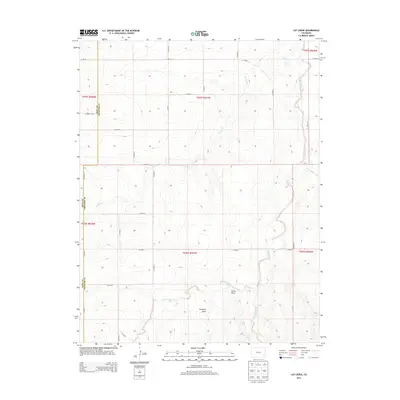 2013 Map of Cat Creek, 2013 Print