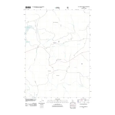 2011 Map of Cat Creek Summit, 2011 Print