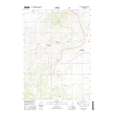 2017 Map of Cat Creek Summit, 2017 Print