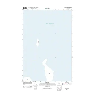 2011 Map of Cat Island, 2011 Print