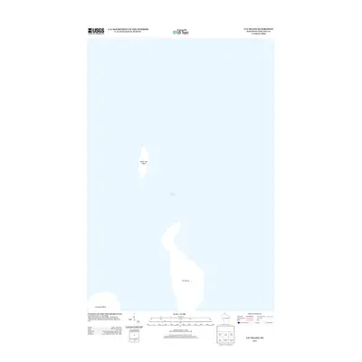 2013 Map of Cat Island, 2013 Print