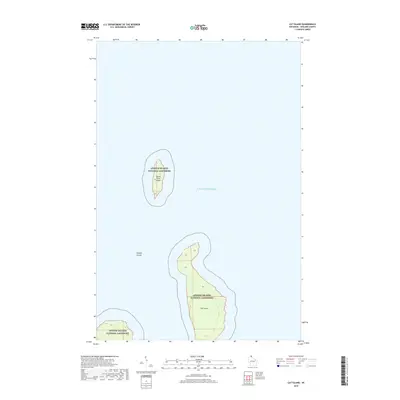 2018 Map of Cat Island, 2018 Print