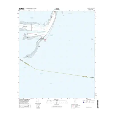 2015 Map of Cat Island, 2015 Print