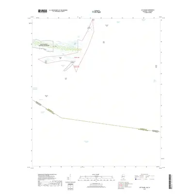 2018 Map of Cat Island, 2018 Print