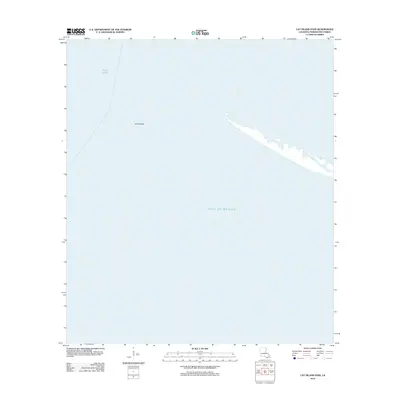 2012 Map of Cat Island Pass, 2012 Print
