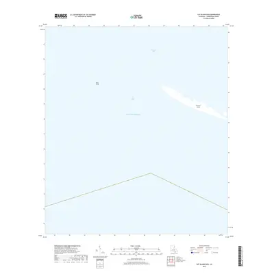 2018 Map of Cat Island Pass, 2018 Print