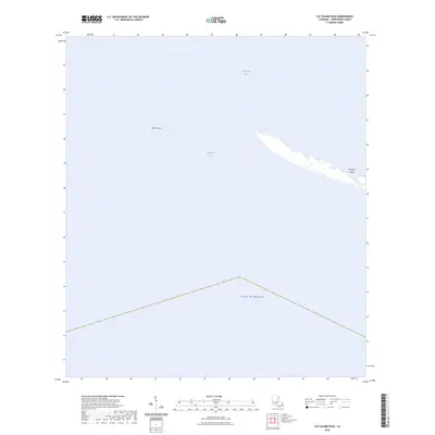 2024 Map of Cat Island Pass, 2024 Print
