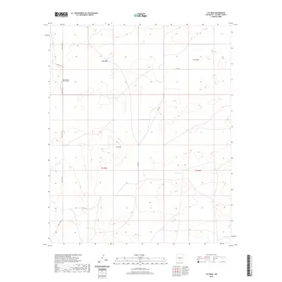 2020 Map of Cat Mesa, 2020 Print