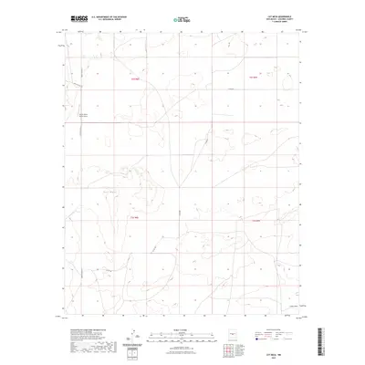 2023 Map of Cat Mesa, 2023 Print