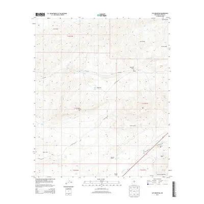 2013 Map of Cat Mountain, 2013 Print