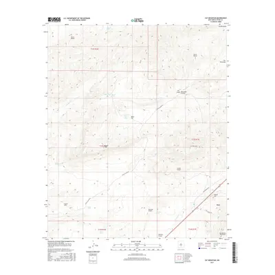 2017 Map of Cat Mountain, 2017 Print