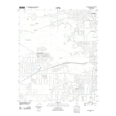 2011 Map of Cat Mountain, 2011 Print