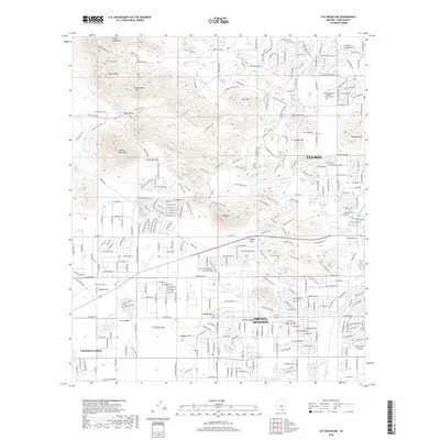2018 Map of Cat Mountain, 2018 Print