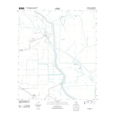 2012 Map of Catahoula, 2012 Print