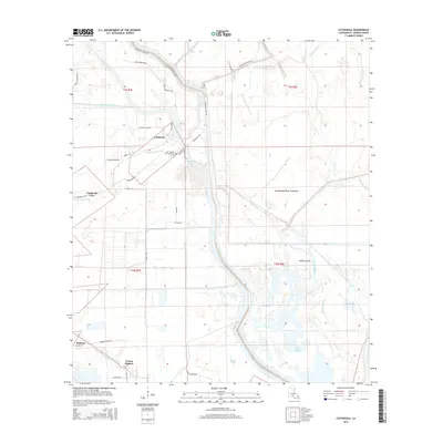 2015 Map of Catahoula, 2015 Print