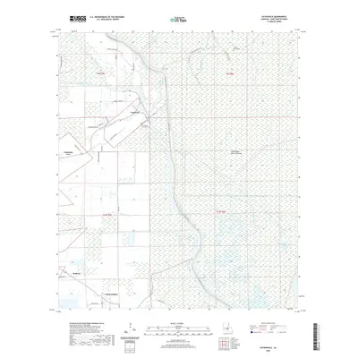 2020 Map of Catahoula, 2020 Print