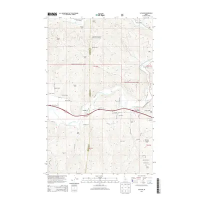 2013 Map of Cataldo, 2013 Print